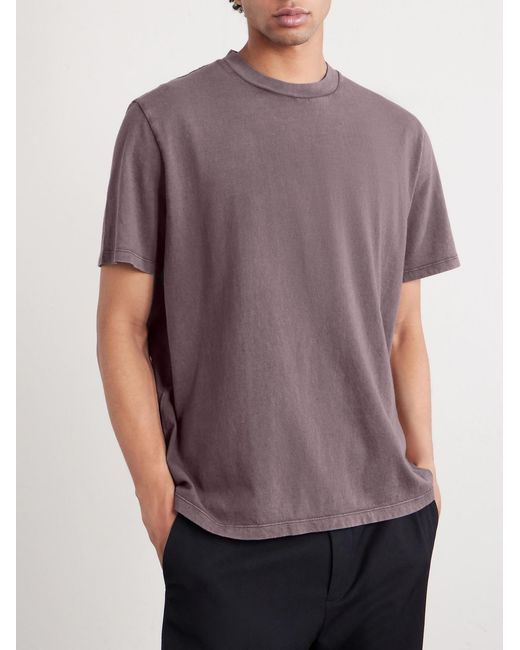 Our Legacy Purple Box Cotton-jersey T-shirt for men