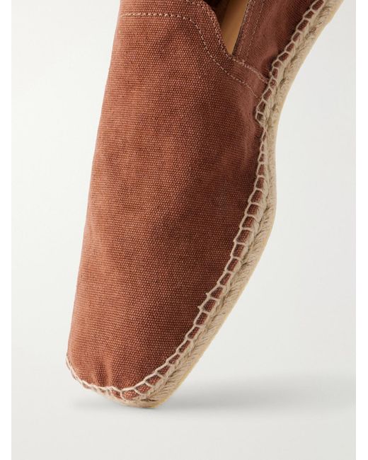 Castaner Brown Parker Canvas Espadrilles for men