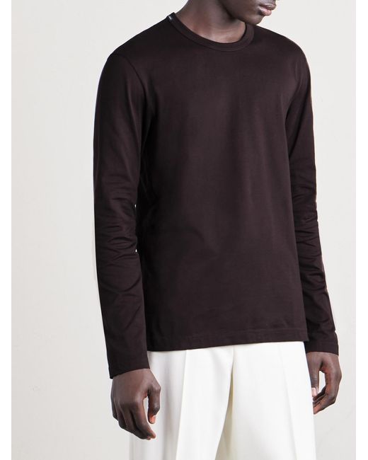 Dolce & Gabbana Blue Cotton-Jersey T-Shirt for men
