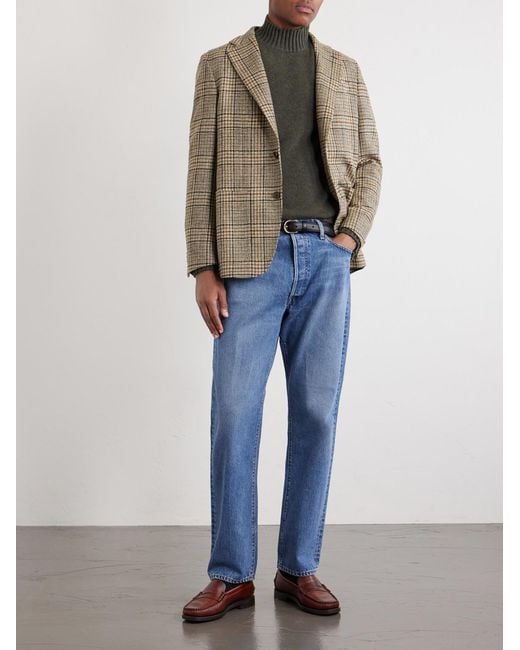 Fedeli Green Onda Wool And Cashmere-Blend Sweater for men
