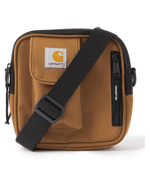 Carhartt WIP Brown Canvas Camera Bag for men