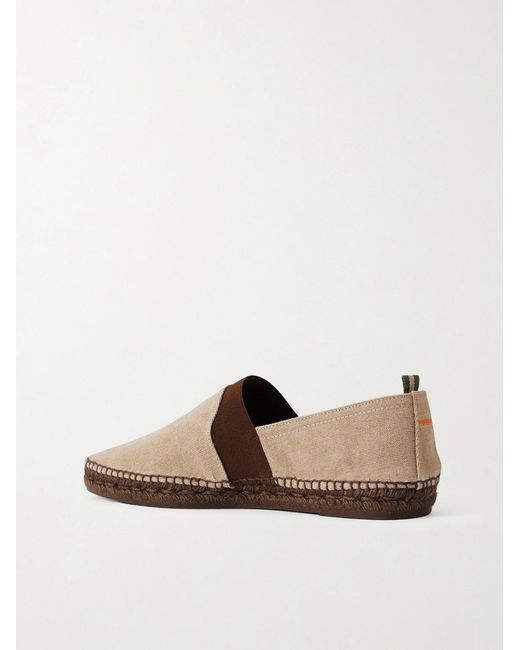 Castaner Brown Nova Canvas Espadrilles for men