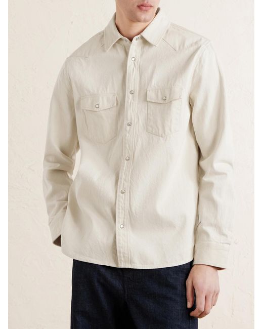 Mr P. Natural Western Denim Shirt for men