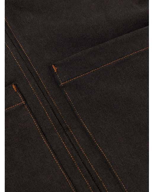 Agolde Black Ogden Denim Gilet for men