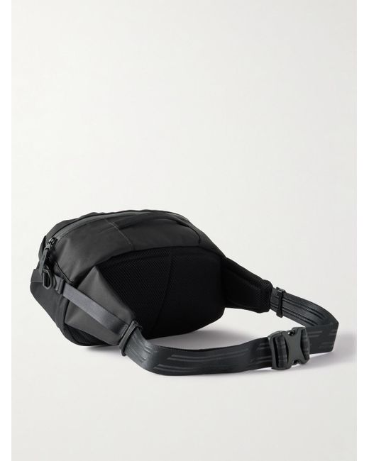 Porter-Yoshida and Co Black Future Cordura Nylon Belt Bag for men