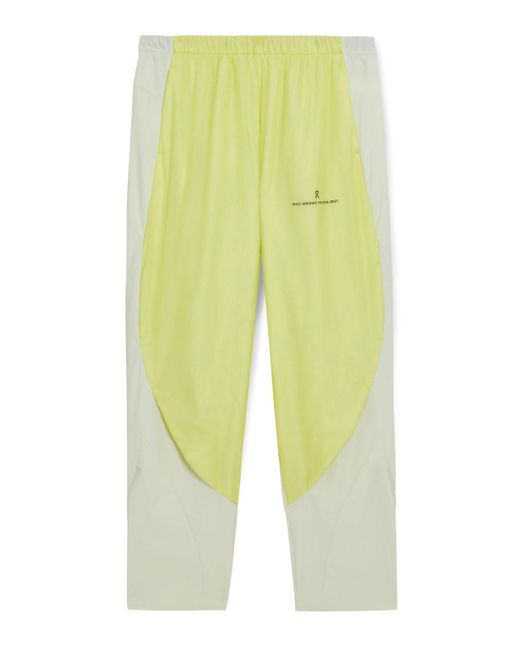 On Shoes Yellow Post Archive Facti Zero Panelled Recycled-shell Running Trousers for men