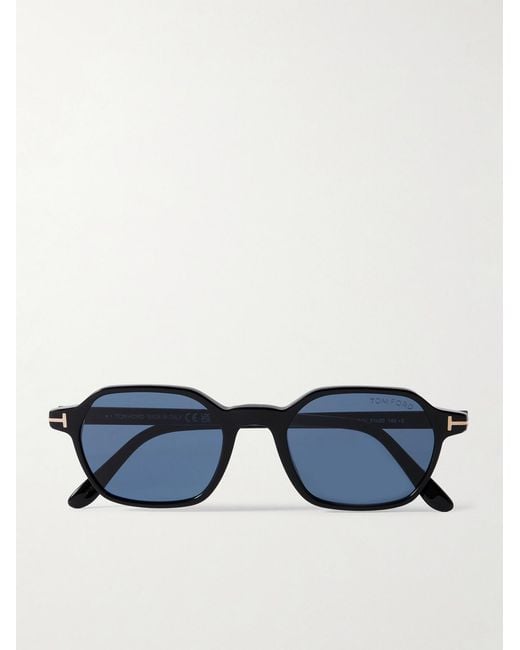 Tom Ford Blue Joey D-Frame Acetate Sunglasses for men