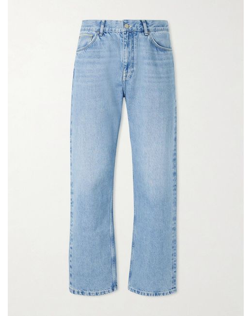 NN07 Blue Otis 10031 Straight-Leg Organic And Recycled Selvedge Jeans for men