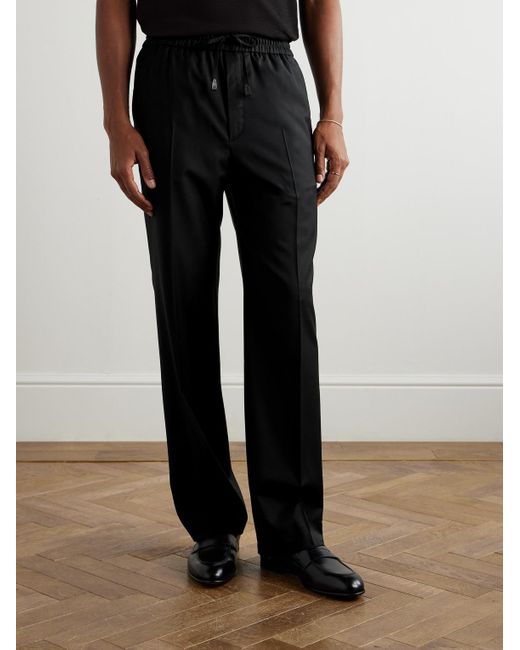 Pantaloni A Gamba Dritta di Brioni in Black da Uomo
