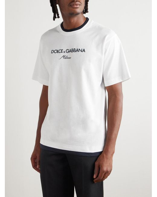 T-Shirts di Dolce & Gabbana in White da Uomo