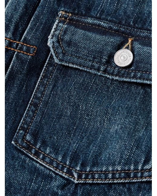 Visvim Blue Social Sculpture Selvedge Denim Jacket for men