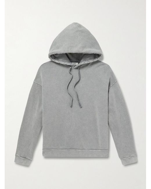 Agolde Gray Salford Cotton-Jersey Hoodie for men
