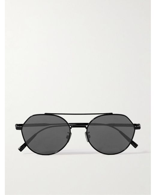 Dior Diorblacksuit R6U Aviator-Style Metal Sunglasses for men