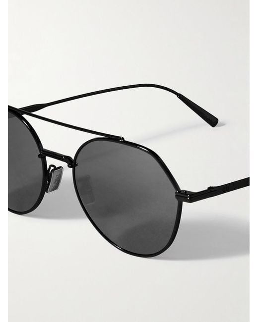 Dior Diorblacksuit R6u Aviator-style Metal Sunglasses for men