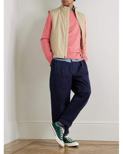Polo Ralph Lauren Natural Logo-Embroidered Padded Recycled Shell Gilet for men