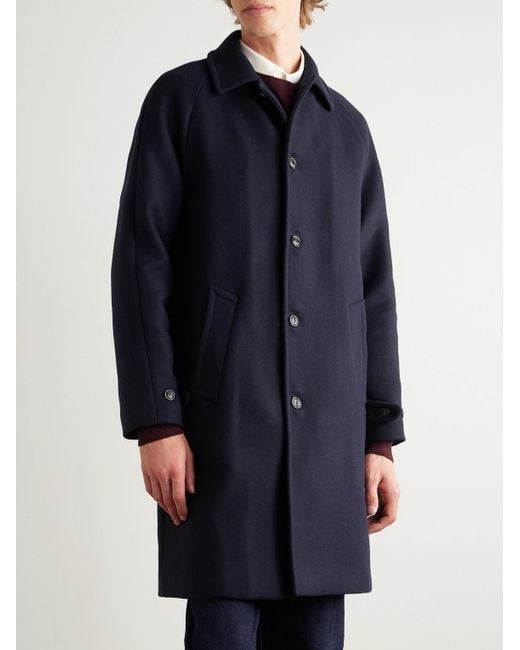 Valstar Blue Wool Coat for men