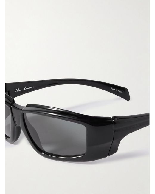 Rick Owens Rick Sonnenbrille mit D-Rahmen aus Azetat in Black für Herren