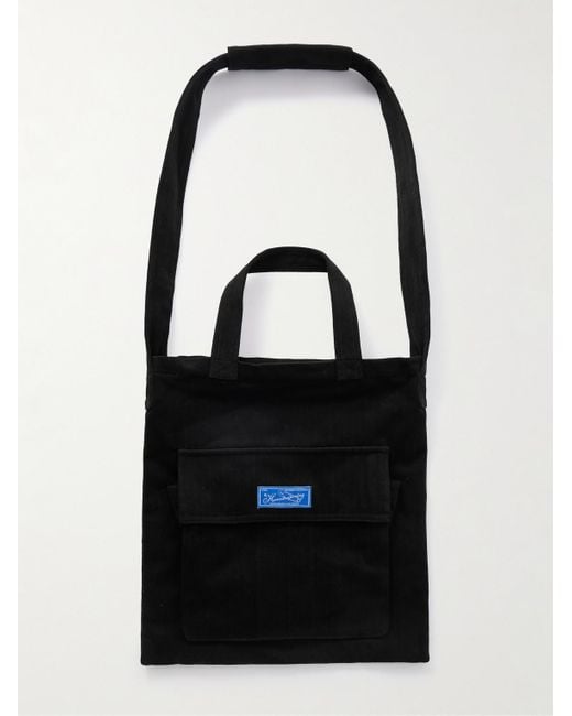 mfpen Routine Tote aus gebürstetem Twill mit Logoapplikation in Black für Herren