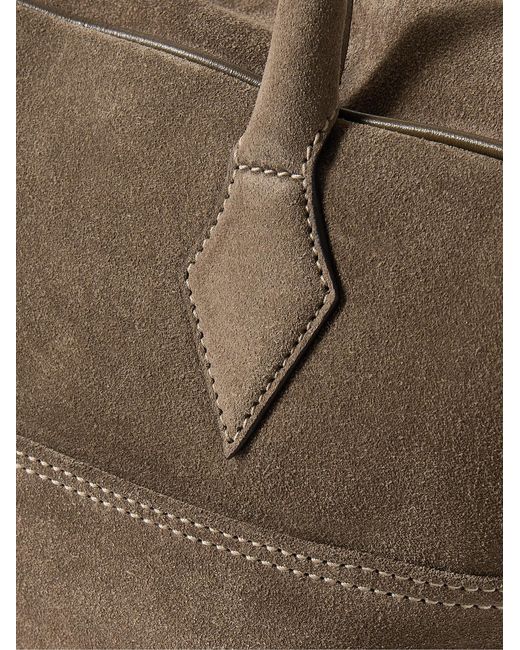 Metier Brown Closer All Day Suede Briefcase for men