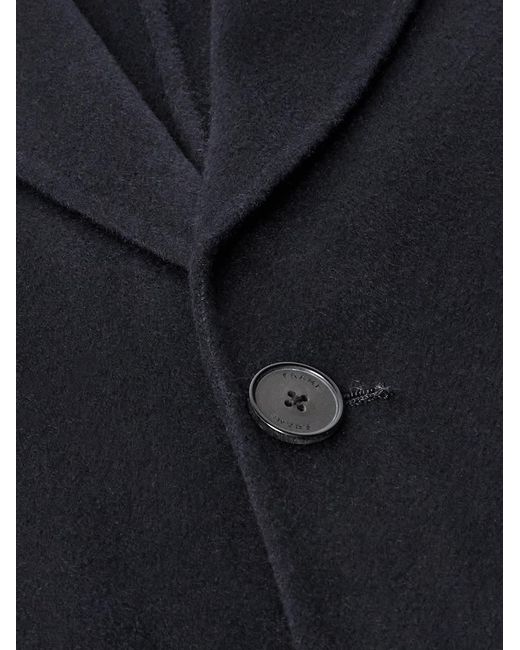 FRAME Blue Wool Coat for men