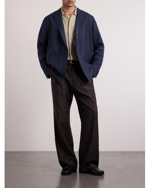 NN07 Blue Jordin 10037 Double-Breasted Blazer for men