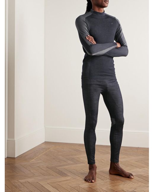 Kjus Blue Freelite Stretch-knit Ski Tights for men