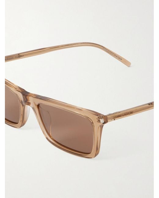 Saint Laurent Natural Sl 890 Betty Rectangular-frame Acetate Sunglasses for men