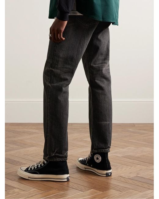 Neighborhood Gray Straight-leg Jeans for men