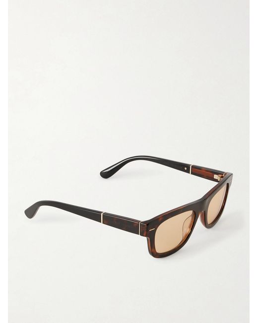 Brunello Cucinelli Natural Square-frame Acetate Sunglasses for men