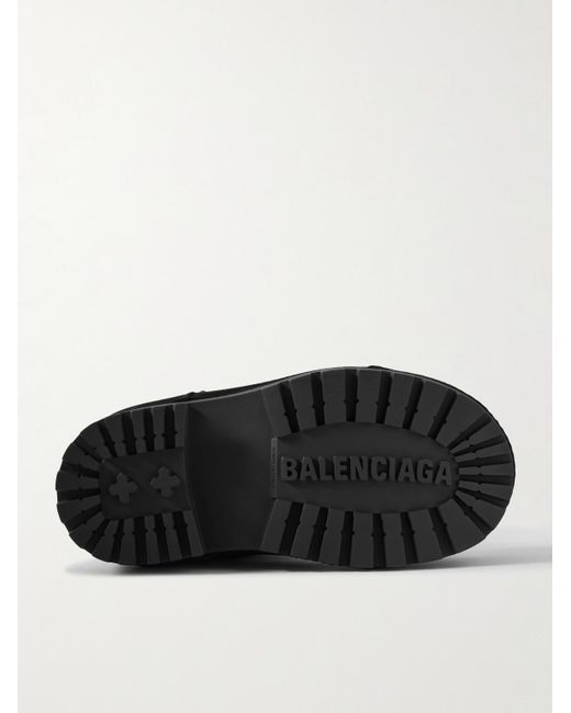 Balenciaga Black Alaska Shearling Boots for men