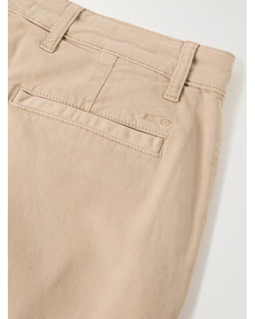 NN07 Natural Aden 1923 Straight-leg Organic Cotton-blend Twill Chinos for men