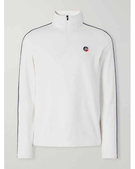 Fusalp White Mario Iii Logo-appliquéd Stretch-jersey Base Layer for men
