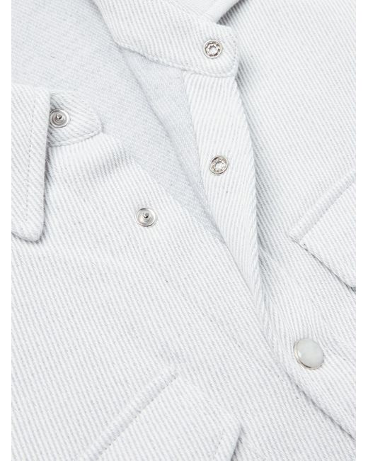 God's True Cashmere White Explorer Cashmere And Cotton-Blend Twill Jacket for men