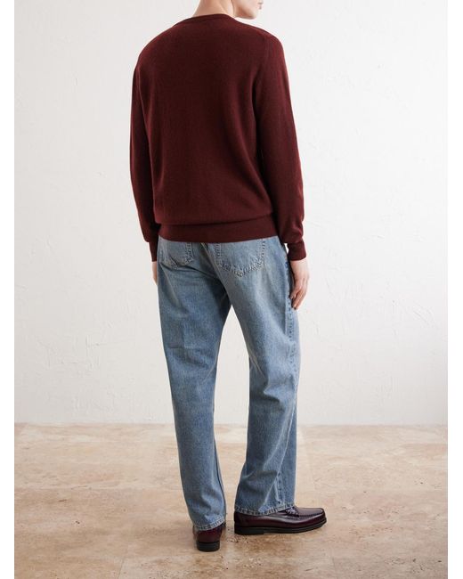 Altea Red Cashmere Sweater for men