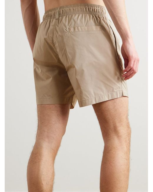 Frescobol Carioca Natural Salvador Straight-Leg Mid-Length Recycled Swim Shorts for men
