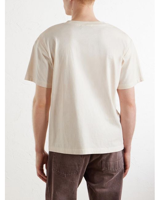 424 Natural I Love Printed Cotton-Jersey T-Shirt for men