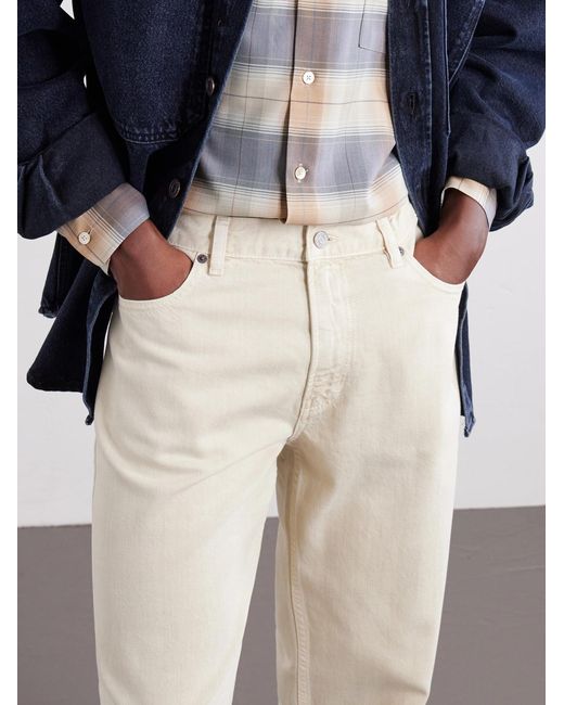 FRAME Natural Straight-Leg Jeans for men