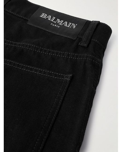 Balmain Black Straight-Leg Jeans for men