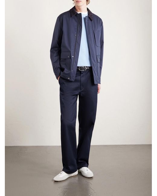 Lardini Blue Cotton Sweater for men