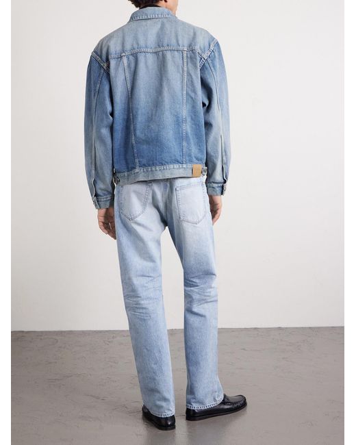 Saint Laurent Blue Denim Trucker Jacket for men