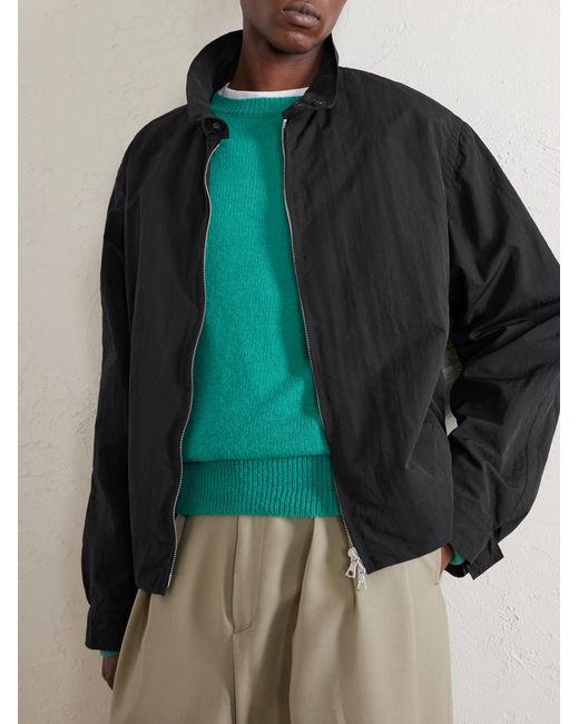 Dries Van Noten Black Shell Blouson Jacket for men