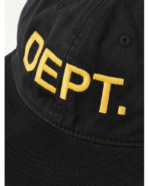 GALLERY DEPT. Black Logo-Embroidered Cotton-Twill Baseball Cap