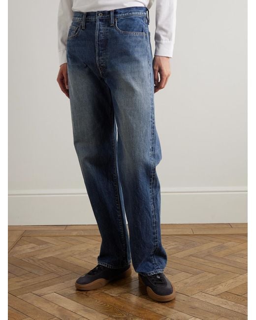 Kapital Blue Zimbabwe Straight-Leg Jeans for men