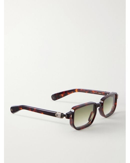 sato Brown Ran Ii Square-Frame Acetate Sunglasses for men