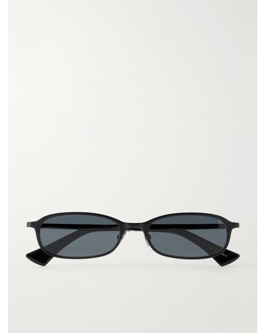 Saint Laurent Black Sl 934 Mia Square-frame Metal Sunglasses for men