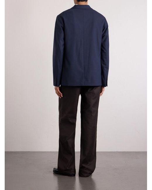 NN07 Blue Jordin 10037 Double-Breasted Blazer for men