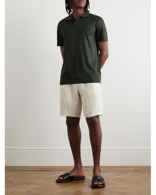 NN07 Green Paul 3525 Organic Cotton Polo Shirt for men
