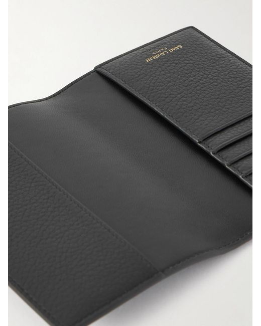 Saint Laurent Black Full-Grain Leather Billfold Wallet for men