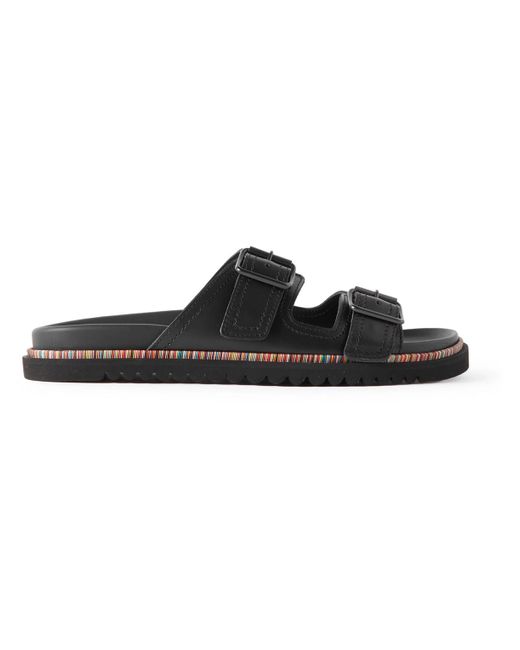 Paul Smith Phoenix Leather Sandals in Black for Men | Lyst