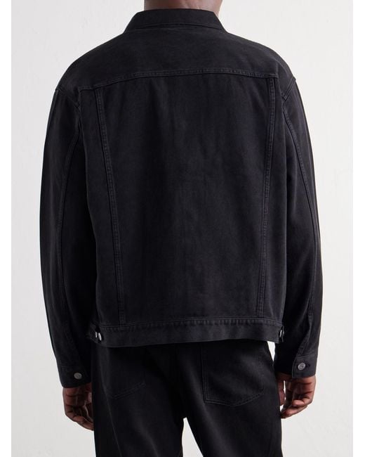 A.PRESSE Blue Cotton And Silk-blend Piqué Jacket for men
